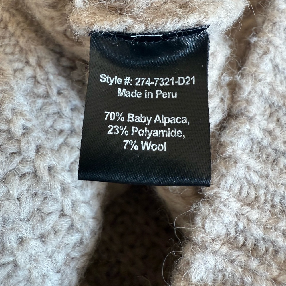 Jenni Kayne Alpaca Cocoon Cardigan in Oatmeal XS - Picture 5 of 11